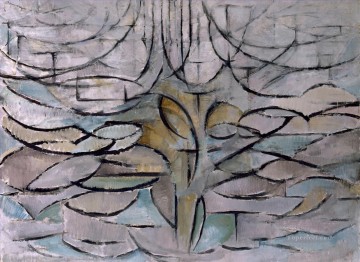100 Great Art Painting - Piet Mondrian Apple Tree in Bloom